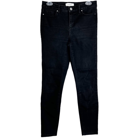 Ellen Tracy Denim - Ellen Tracy Refined Mid Rise Skinny Jeans in Faded Black Women’s Sz 4